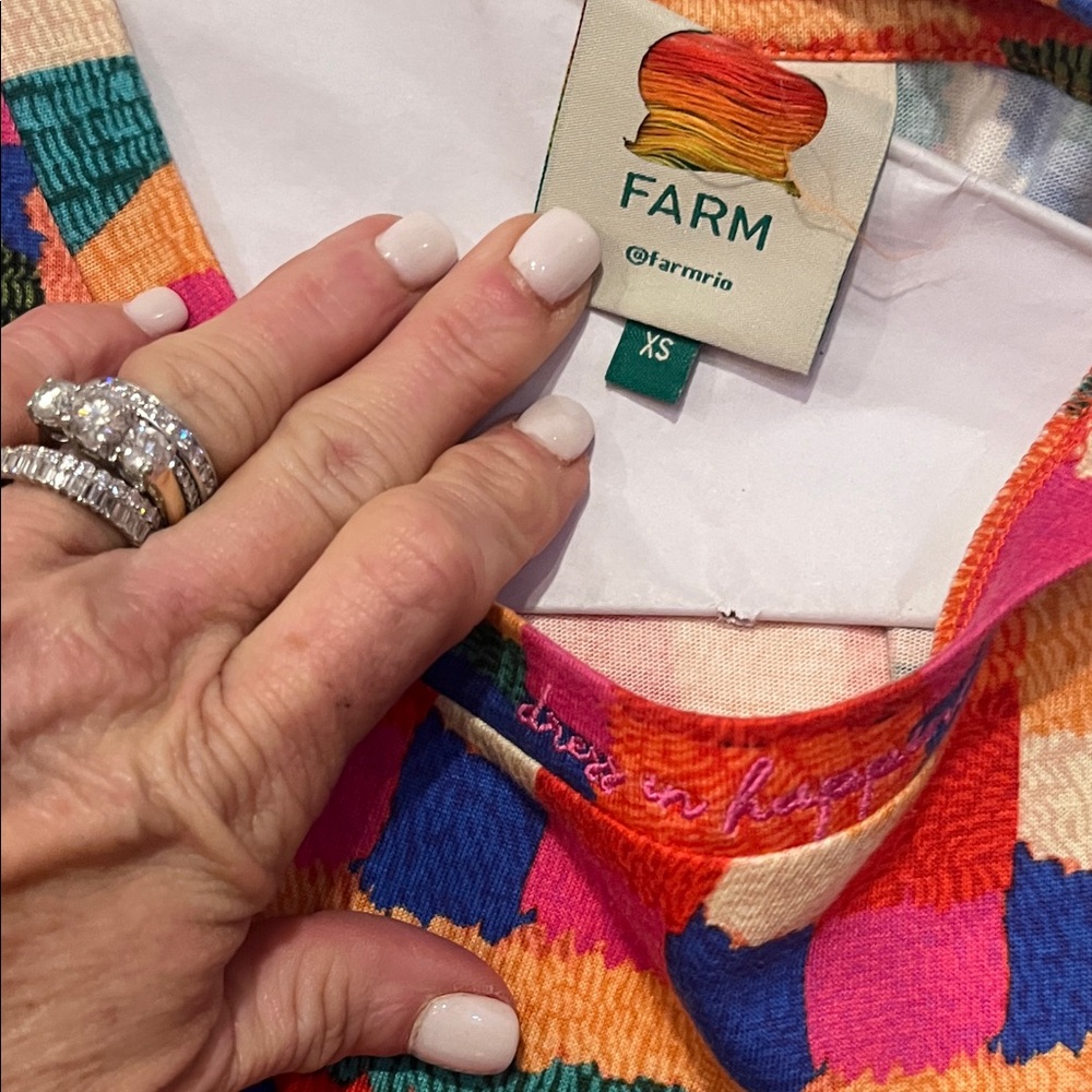 FARM Rio Multicolor Geometric Maxi Dress - Picture 4 of 5